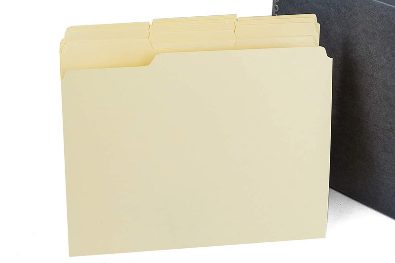 Lineco Archival Document Storage Box with Metal Edge, Acid-Free Gray Boxboard, Organize Files, Prints, Photos, Letter-Sized Case 12.5" x 10.5" x 5" Wide with 12 Folders - Image 3